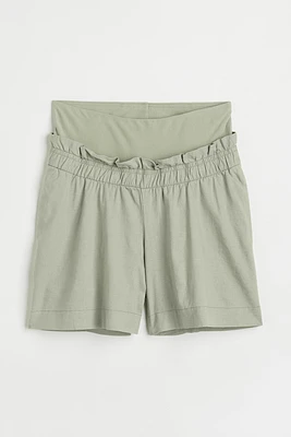 MAMA Linen-blend Shorts