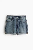 High Waist Denim Shorts