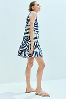Tie-Belt Shirt Dress