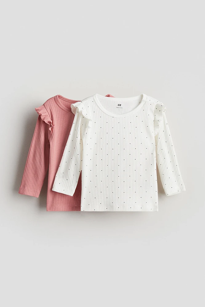 2-pack Ribbed Jersey Shirts