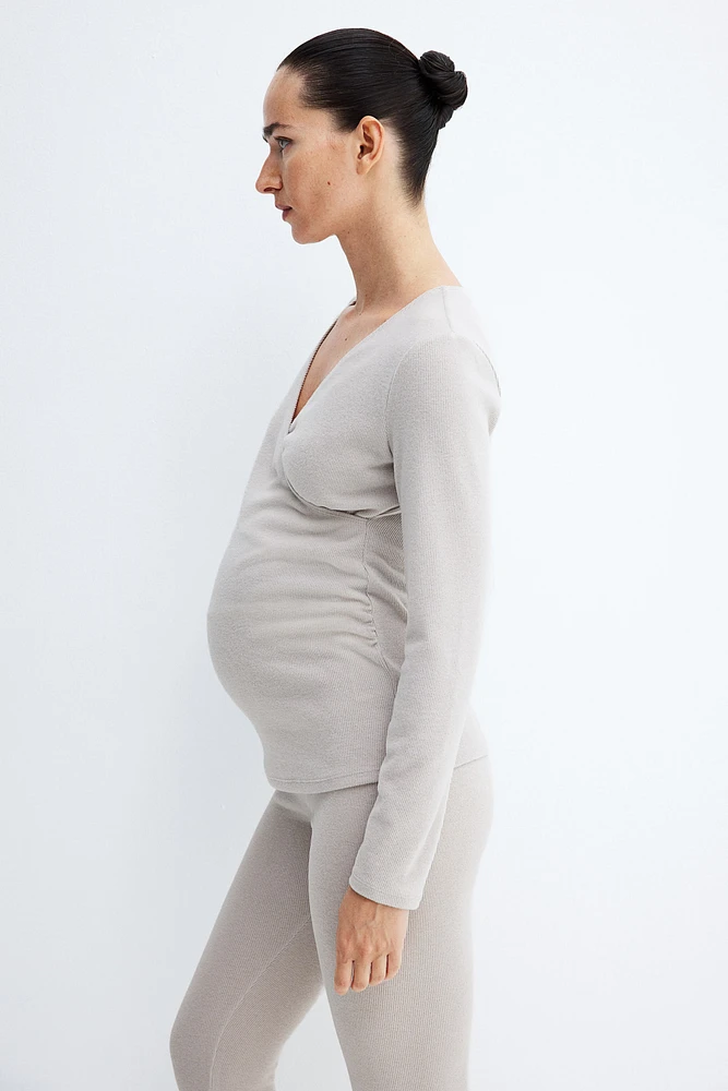 MAMA Before & After Nursing Wrapover Top