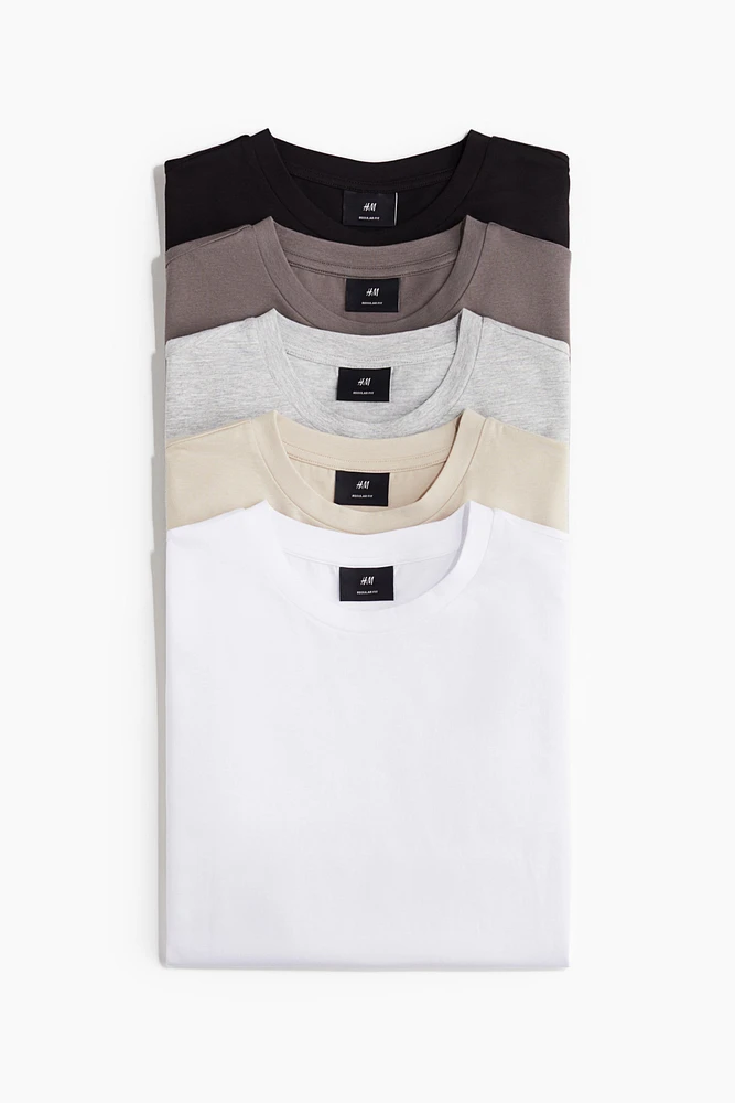 5-pack Regular Fit T-shirts