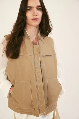 Twill Utility Vest