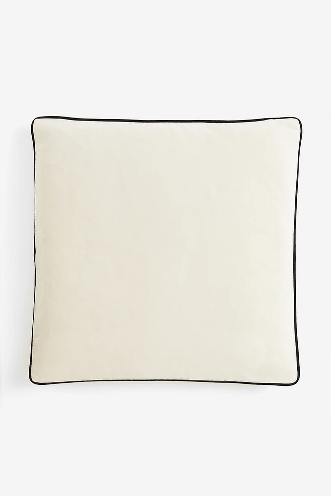 Housse de coussin en velours