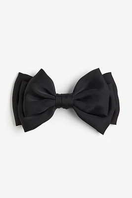 Pince à cheveux avec nœud en satin