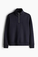 Regular Fit Half-Zip Sweatshirt