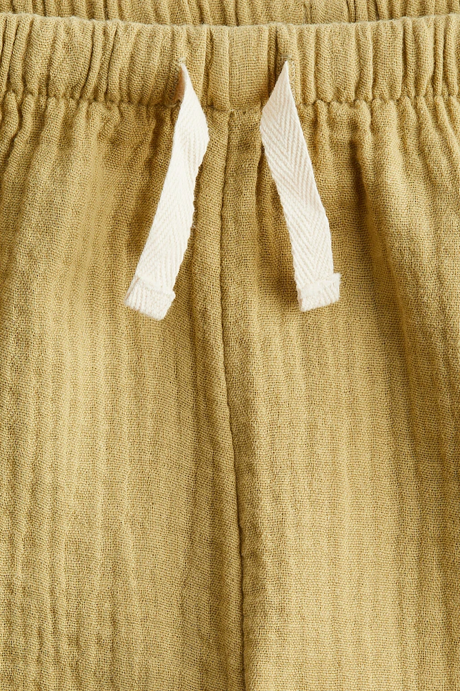 Short en mousseline de coton