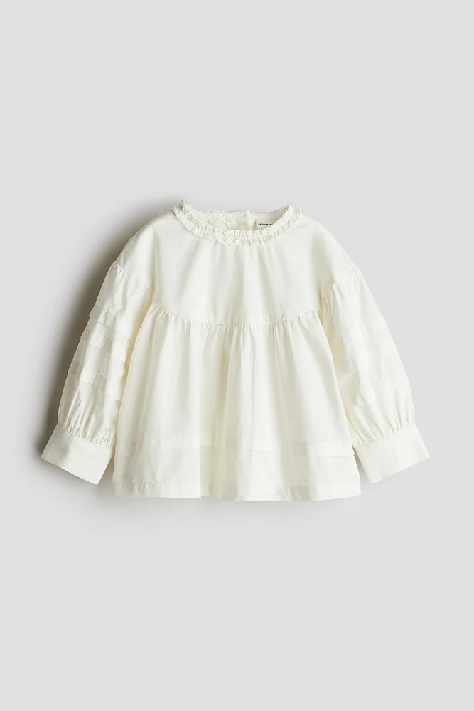 Cotton Poplin Blouse