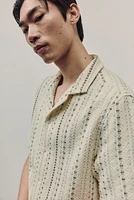 Regular Fit Textured Resort Shirt