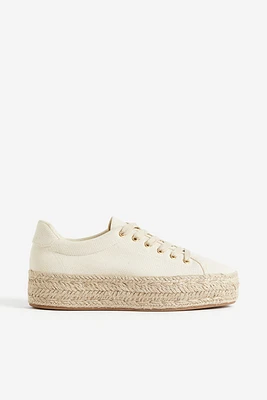 Chaussures de sport façon espadrilles