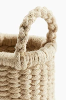 Panier de rangement en jute