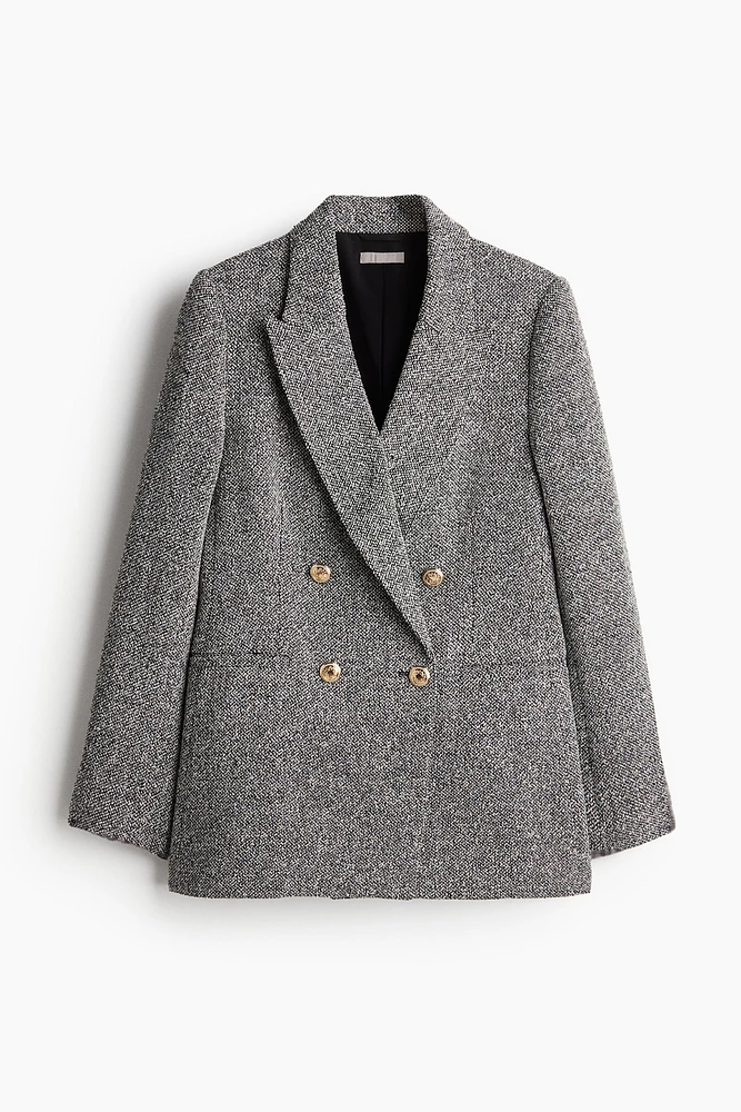 Blazer en tissu texturé