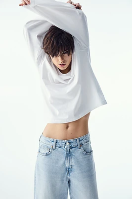 High Rise Wide-cut Jeans