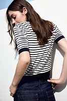 T-shirt en fin tricot