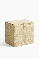 Seagrass Storage Basket with Lid