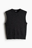 Slim Fit Glittery Sweater Vest