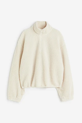 Half-zip Teddy Fleece Sweatshirt