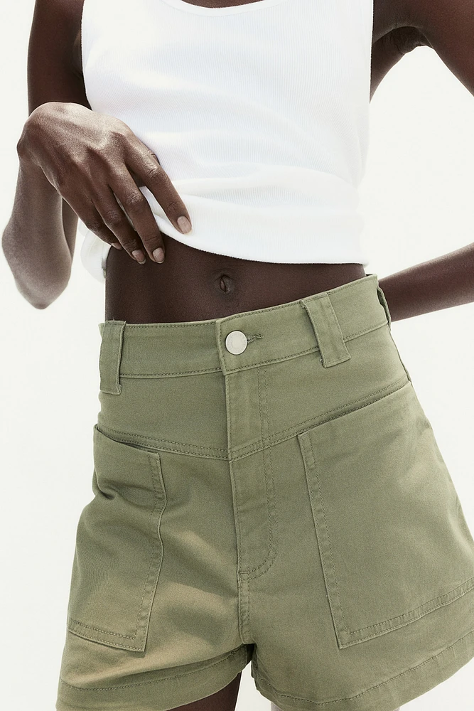 Twill Cargo Shorts