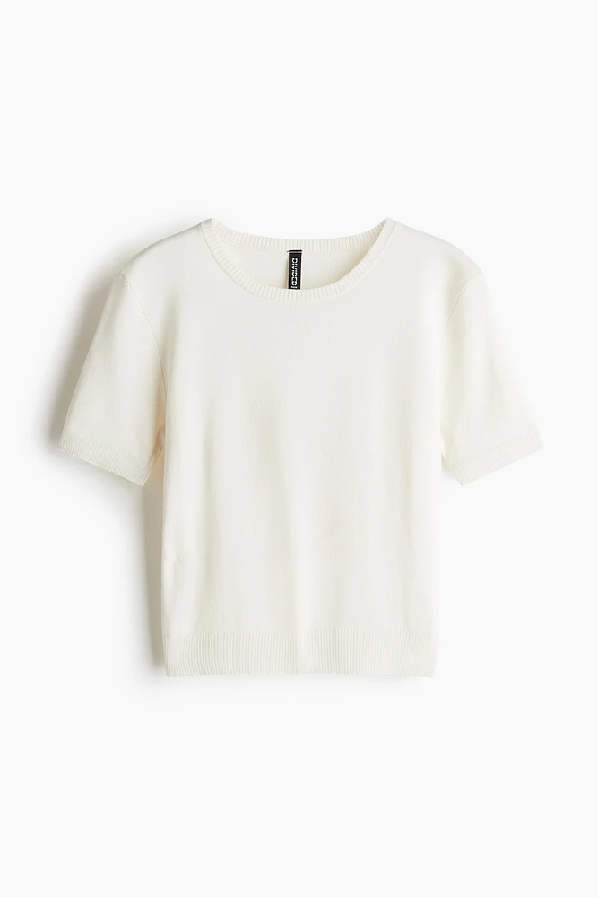 Fine-Knit T-Shirt