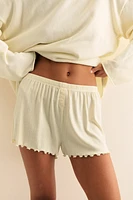 2-Pack Pointelle Pajama Shorts