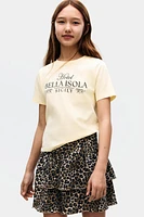 Foldover-Waist Tiered Skirt