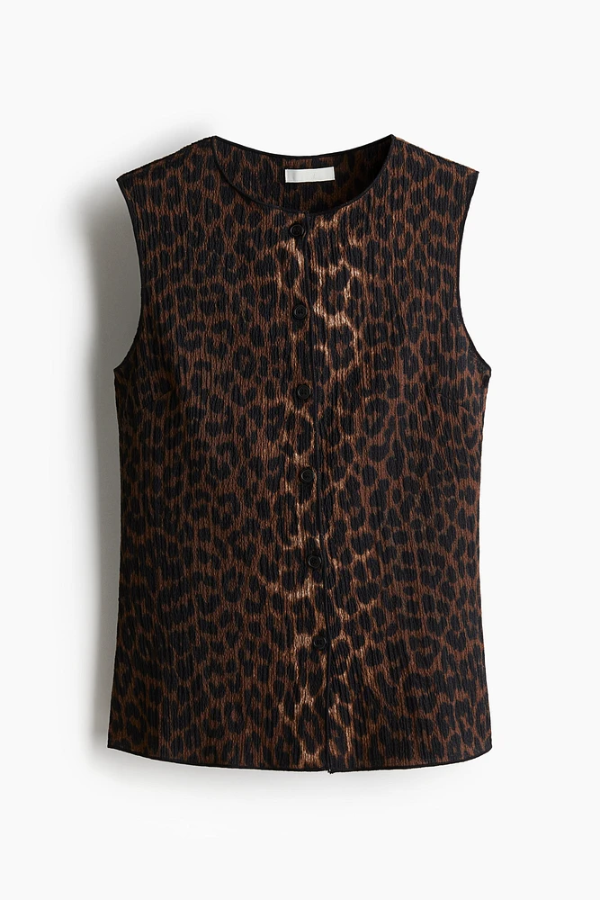 Textured Jersey Vest
