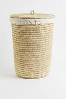 Straw Laundry Basket