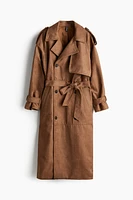 Napped Trench Coat