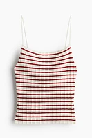 Rib-knit Tank Top