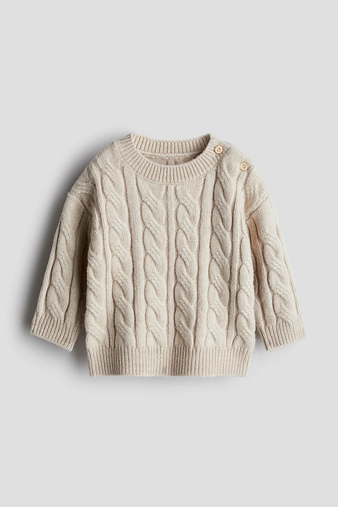 Cable-Knit Sweater