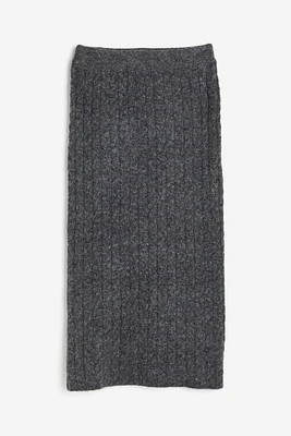 Cable-knit Skirt