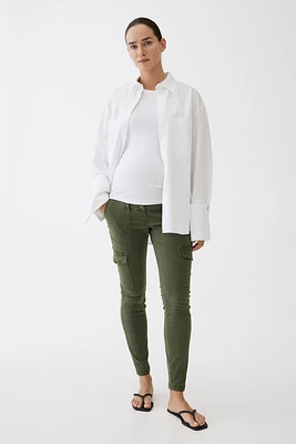 MAMA Pantalon cargo aminci
