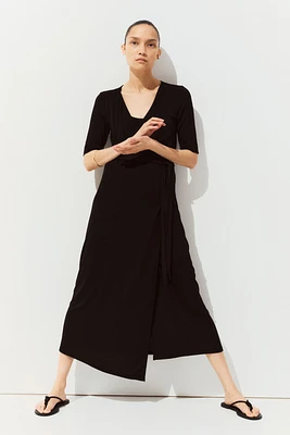 MAMA Nursing Wrap Dress