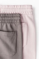 Lot de 2 shorts Coupe Classique en molleton