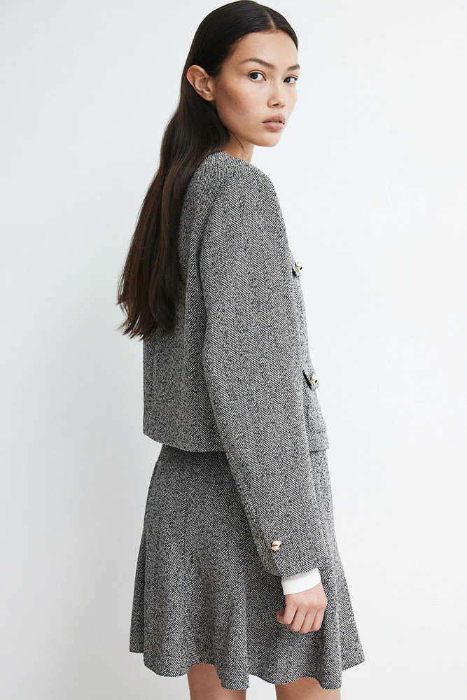 Veste en tissu texturé