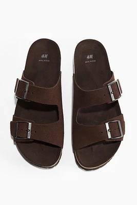 Sandales en cuir