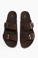 Sandales en cuir