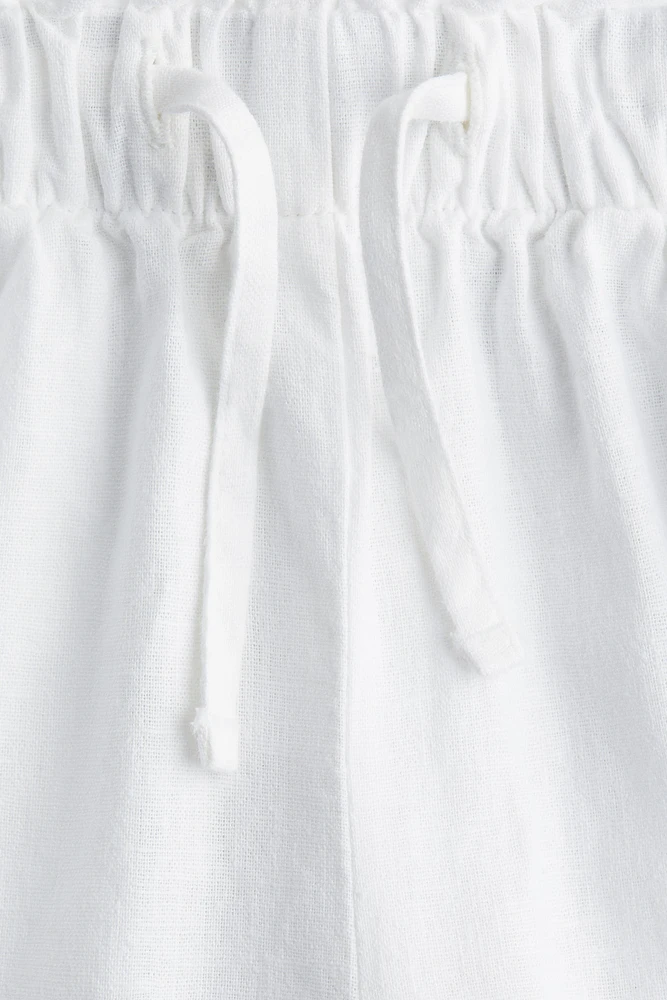 Pantalon en lin mélangé