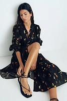 Oversized Crinkled Dress