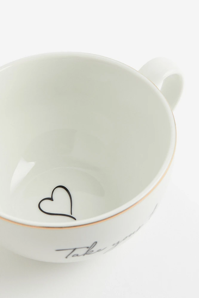 Tasse en porcelaine