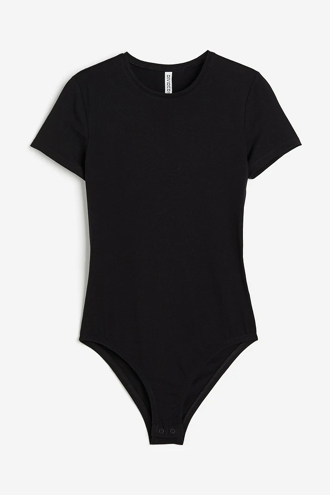 Short-sleeved Jersey Bodysuit