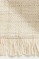 Fringed Wool-blend Rug