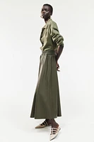 Chemise grande taille en lin