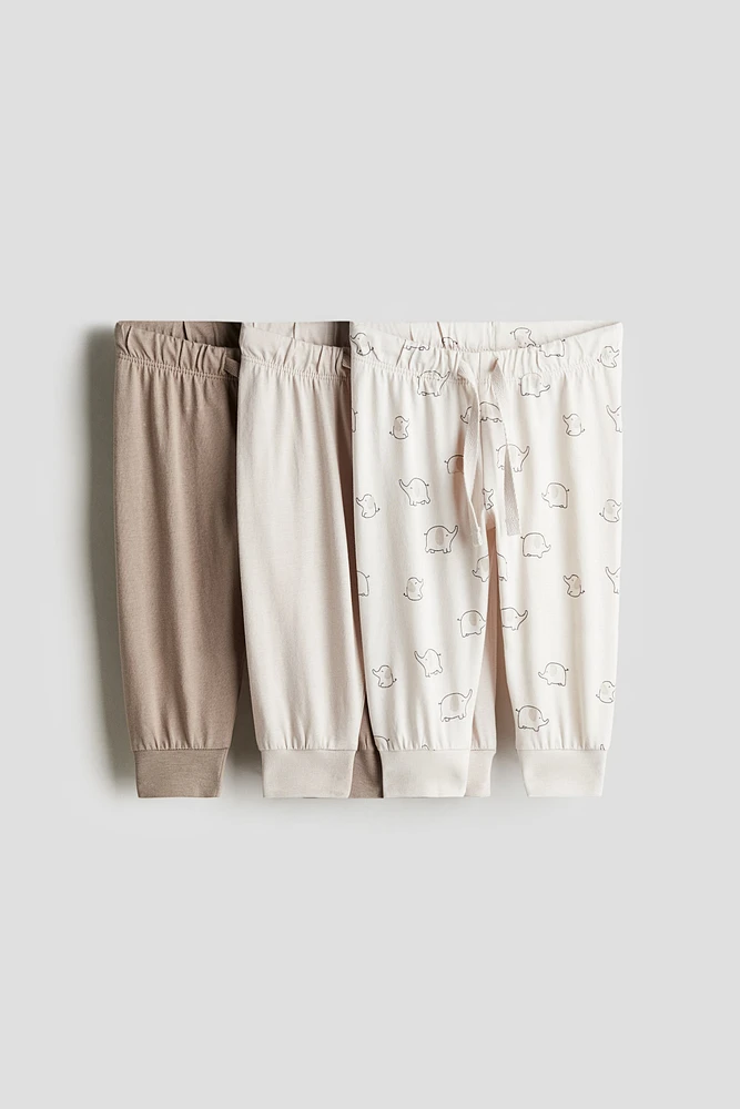 3-pack Cotton Jersey Joggers