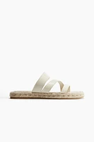 Sandales façon espadrilles