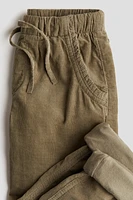 Cotton Corduroy Joggers