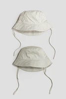 2-pack Cotton Sun Hats