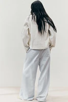 Denim Drawstring Pants