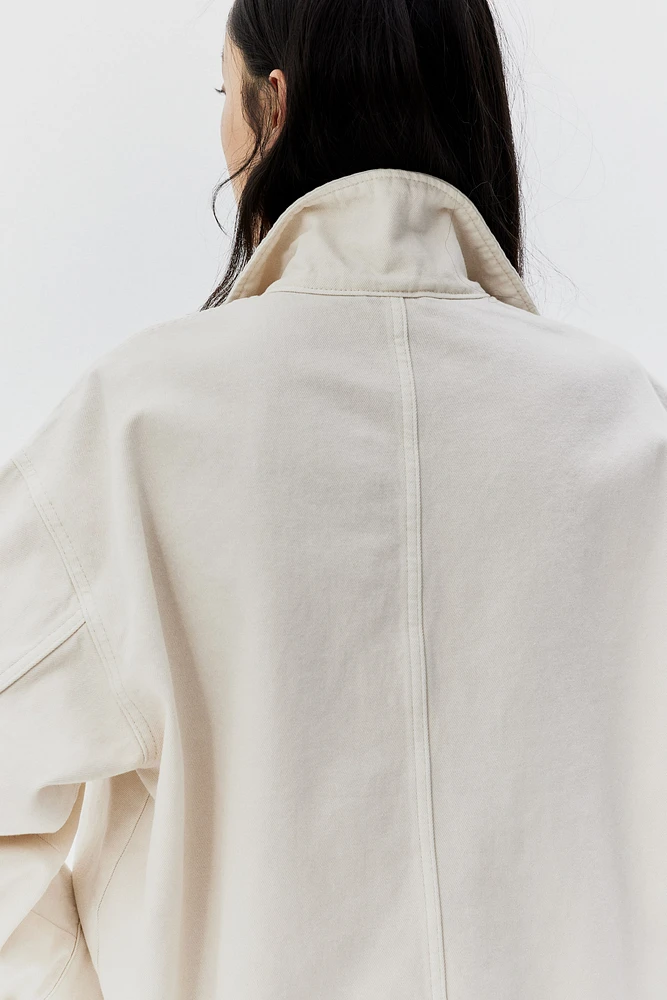 Chemise ample à enfiler en denim