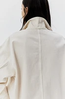 Oversized Pullover Denim Shirt